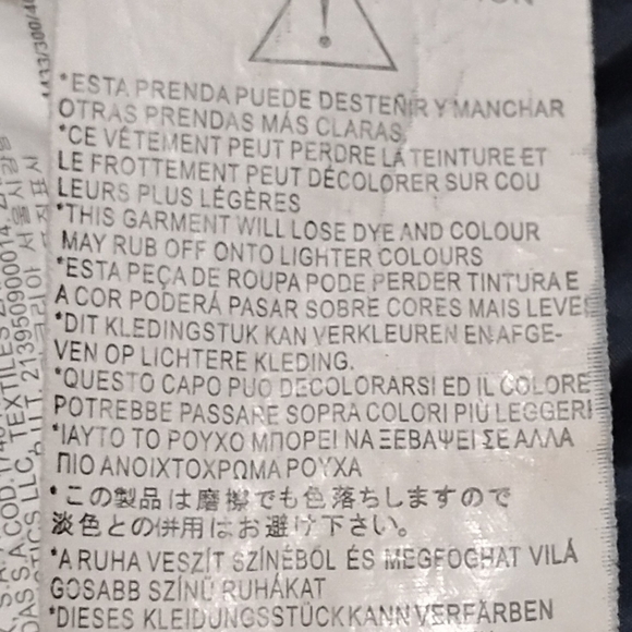 ZARA Men's Denim Couture Jacket with Leather Sleeves Size XL - Picture 12 of 12